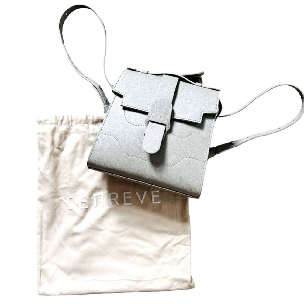 Senreve NWT Mini Alumna  Bag Pebbled Ice